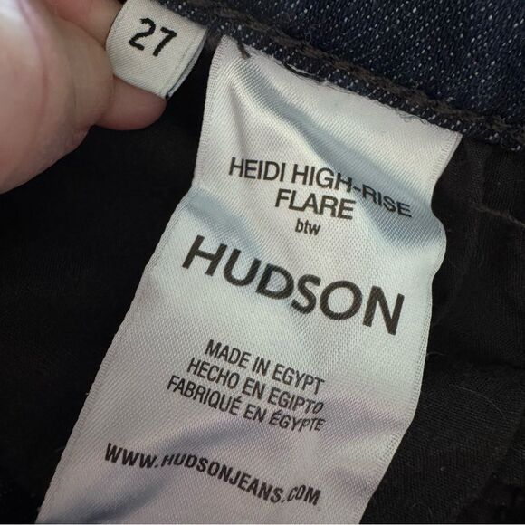 HUDSON Jeans Heidi Sakura High-Rise Flare Jean Size 27 - Picture 10 of 10